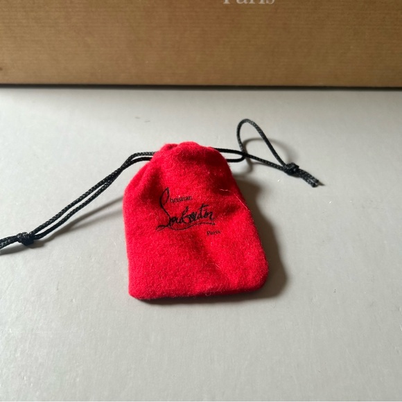 Empty Christian Louboutin Tan Shoes Box with Replacement Caps - Picture 2 of 8